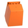 Fußschalter, Harmony XPE, einfach, Metall, orange, 2-stufig, 2Ö+2S, IP66, mit Schutzhaube