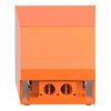 Fußschalter, Harmony XPE, einfach, Metall, orange, 1-stufig, 2Ö+2S, IP66, mit Schutzhaube, mit Verriegelung