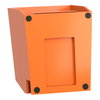 Fußschalter, Harmony XPE, einfach, Metall, orange, 1-stufig, 2Ö+2S, IP66, mit Schutzhaube, mit Verriegelung