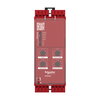 Preventa module Cat.4 features XPSUAK + delayed outputs 24vac/dc spring