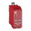 Preventa module Cat.4 features XPSUAK + delayed outputs 24vac/dc spring
