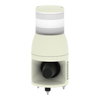 Tower light 100 mm 24 V siren - steady/flashing LED - red