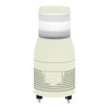 Tower light 100 mm 24 V siren - steady/flashing LED - red