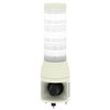 Tower light 100 mm 24 V siren - steady/flashing LED - green/orange/red