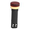 Pilot light Ø12 - IP40/IP65 - red - covered LED included - 24V - lugs