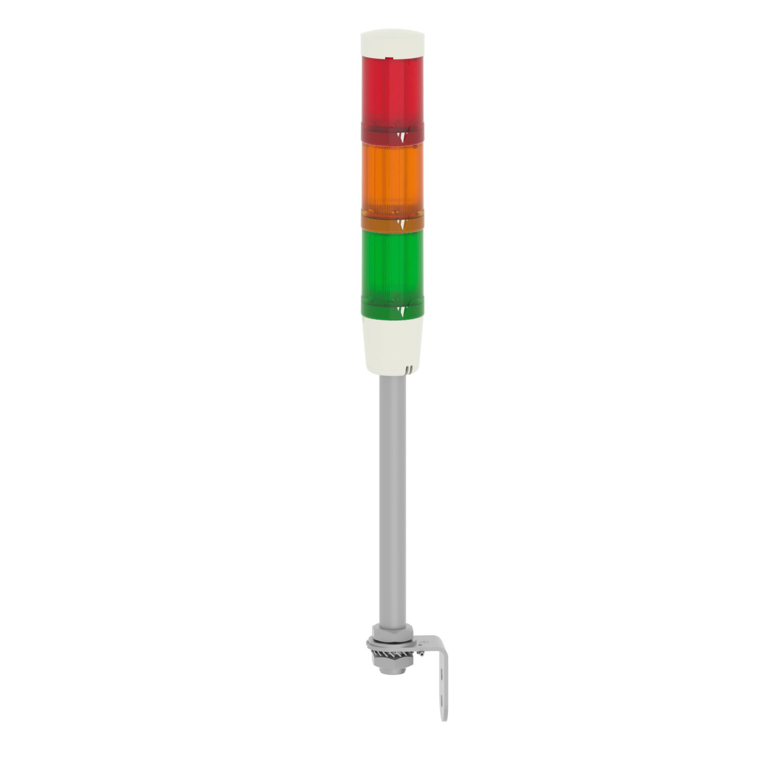 Harmony XVM, Modular tower lights, aluminium, red/orange/green, Ø45, steady, super bright LED, 24 V AC/DC – Image 7 of 8