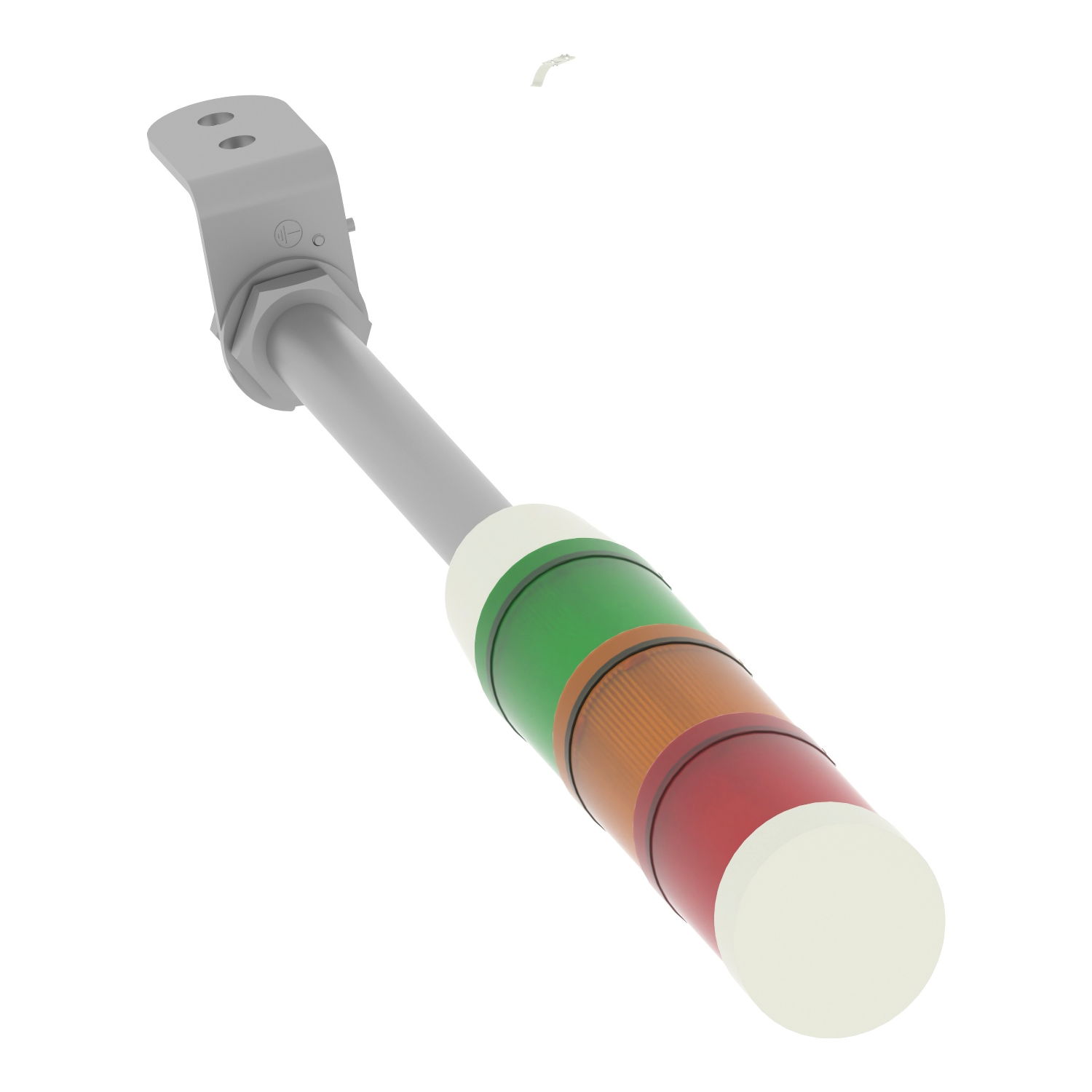 Harmony XVM, Modular tower lights, aluminium, red/orange/green, Ø45, steady, super bright LED, 24 V AC/DC – Image 5 of 8
