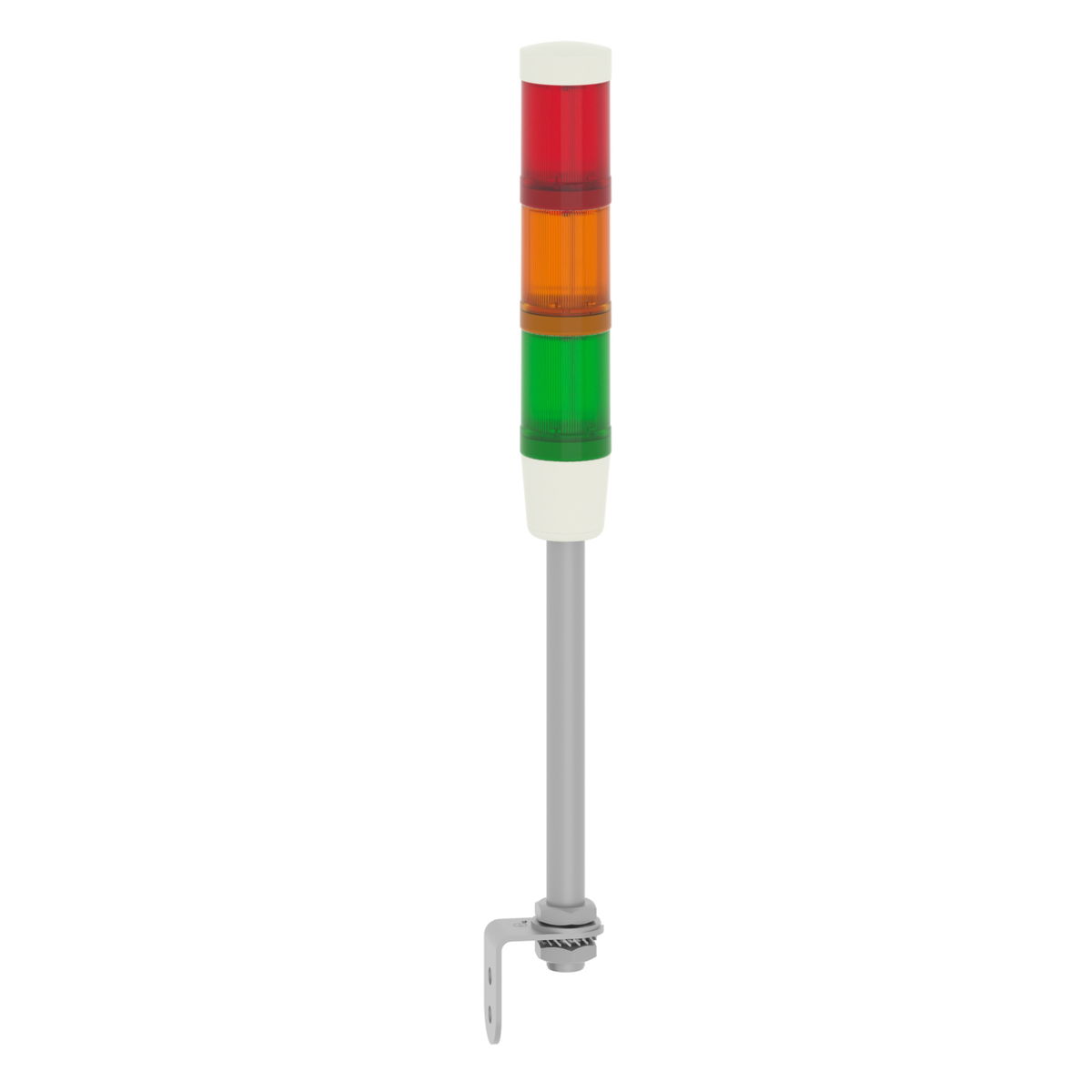 Harmony XVM, Modular tower lights, aluminium, red/orange/green, Ø45, steady, super bright LED, 24 V AC/DC – Image 6 of 8