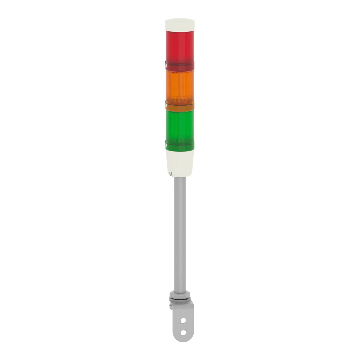 Harmony XVM, Modular tower lights, aluminium, red/orange/green, Ø45, steady, super bright LED, 24 V AC/DC – Image 2 of 8