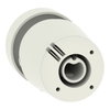 Harmony XVM, Base mounting unit with cover, plastic, white, Ø45, buzzer, 24 V AC/DC