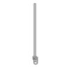 Aluminium support tube with metal bracket l=400 mm - XVM