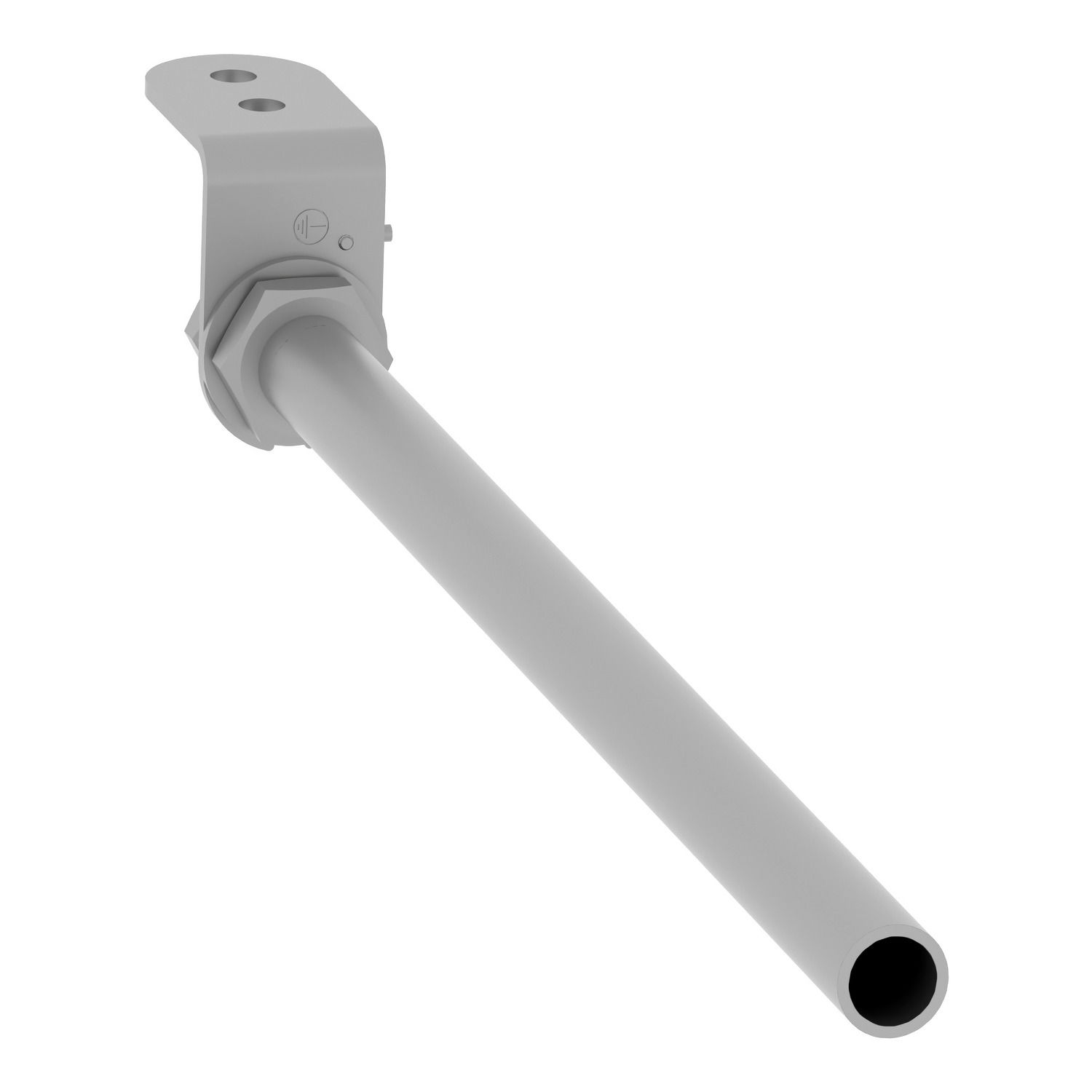 Aluminium support tube with metal bracket l=400 mm - XVM – Image 5 of 8