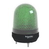 Illuminated beacon without buzzer, green, Ø100, integral LED, 100...230 V AC