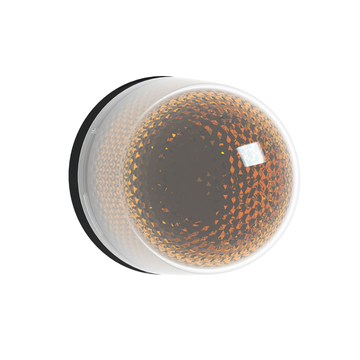 Illuminated beacon with buzzer, orange, Ø100, 70...90 dB, integral LED, 12...24 V DC – Image 3 of 5