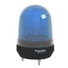 Illuminated beacon without buzzer, blue, Ø100, integral LED, 100...230 V AC
