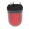 Illuminated beacon without buzzer, red, Ø100, integral LED, 12...24 V DC