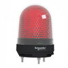 Illuminated beacon with buzzer, red, Ø100, 70...90 dB, integral LED, 100...230 V AC