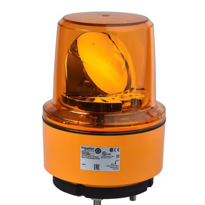 130mm Rotating Mirror Orange 24VDC