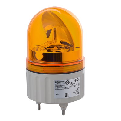 84mm Rotating Mirror Orange 24VAC-DC