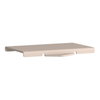 Wall mount plate for DIN72/DIN96 electronic alarms