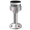 Fixing plate with 100 mm aluminium pole for modular tower lights, silver, Ø60