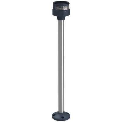 Harmony XVU, Fixing plate with 400 mm aluminium pole for modular tower lights, black, Ø60