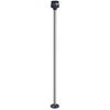 Harmony XVU, Fixing plate with 800 mm aluminium pole for modular tower lights, black, Ø60