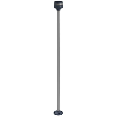 Harmony XVU, Fixing plate with 800 mm aluminium pole for modular tower lights, black, Ø60