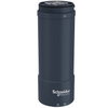 Base unit with top cover for modular tower lights, black, Ø60, PNP, 100...240 V AC