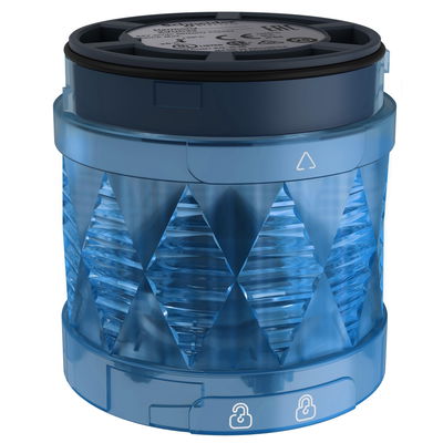 Leuchtelement, Harmony XVU, modular, 60mm, LED, blau, Blinklicht, IP65, 24V ACDC