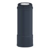 Base unit with top cover for modular tower lights, black, Ø60, NPN, 100...240 V AC