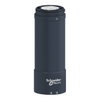 Base unit with top cover for modular tower lights, black, Ø60, PNP, 100...240 V AC