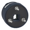 Fixing unit for modular tower lights, black, Ø60, 3 pins direct mounting