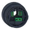 Fixing unit for modular tower lights, black, Ø60, 3 pins direct mounting