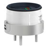 Fixing unit for modular tower lights, silver, Ø60, 3 pins direct mounting