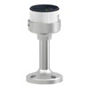 Fixing plate with 100 mm aluminium pole for modular tower lights, silver, Ø60
