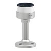 Fixing plate with 100 mm aluminium pole for modular tower lights, silver, Ø60