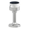Fixing plate with 100 mm aluminium pole for modular tower lights, silver, Ø60