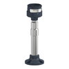 Fixing plate with adjustable aluminium pole 210 to 385 mm for modular tower lights, black, Ø60