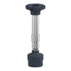 Fixing plate with adjustable aluminium pole 210 to 385 mm for modular tower lights, black, Ø60