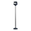 Harmony XVU, Fixing plate with 400 mm aluminium pole for modular tower lights, black, Ø60