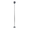 Harmony XVU, Fixing plate with 800 mm aluminium pole for modular tower lights, black, Ø60