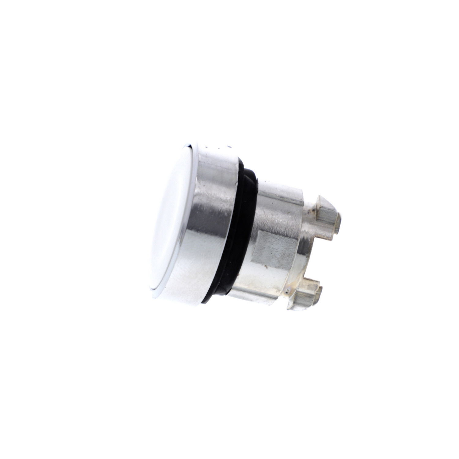 Push button head, metal, flush, white, Ø22, spring return, unmarked – Image 5 of 7