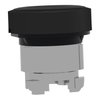 Drucktaster, Frontelement, Harmony XB4, Metall schwarz, 22mm, schwarz, unbeschriftet, tastend