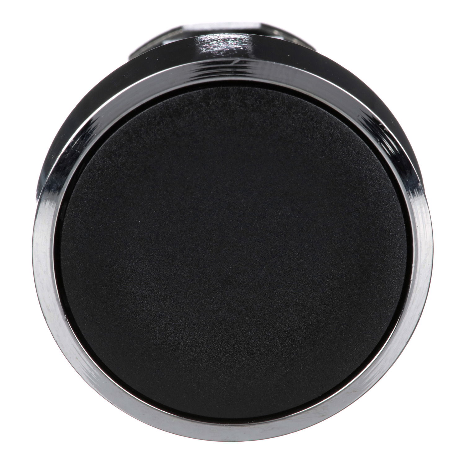Push button head, metal, flush, black, Ø22, spring return, unmarked – Image 3 of 7