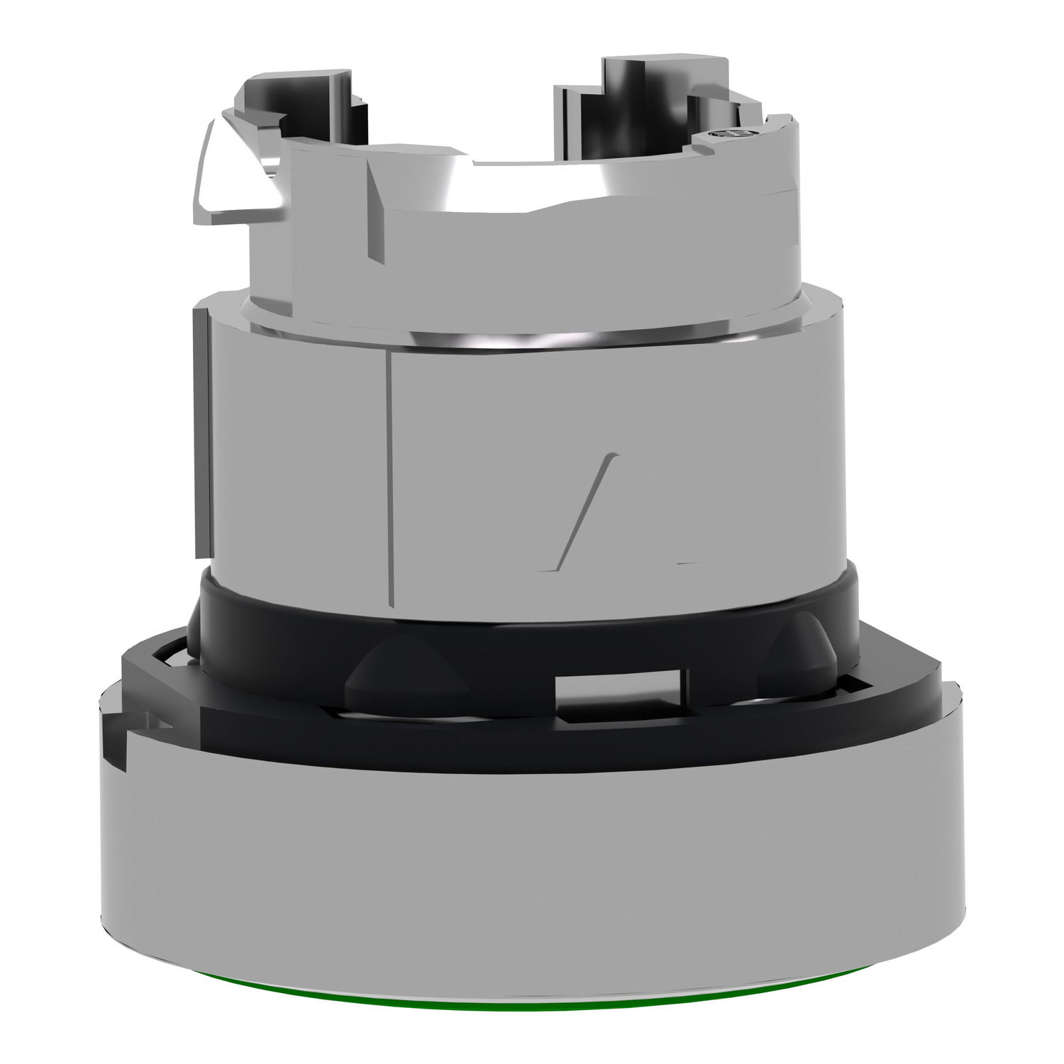 Push button head, metal, flush, green, Ø22, spring return, marked I – Image 5 of 9