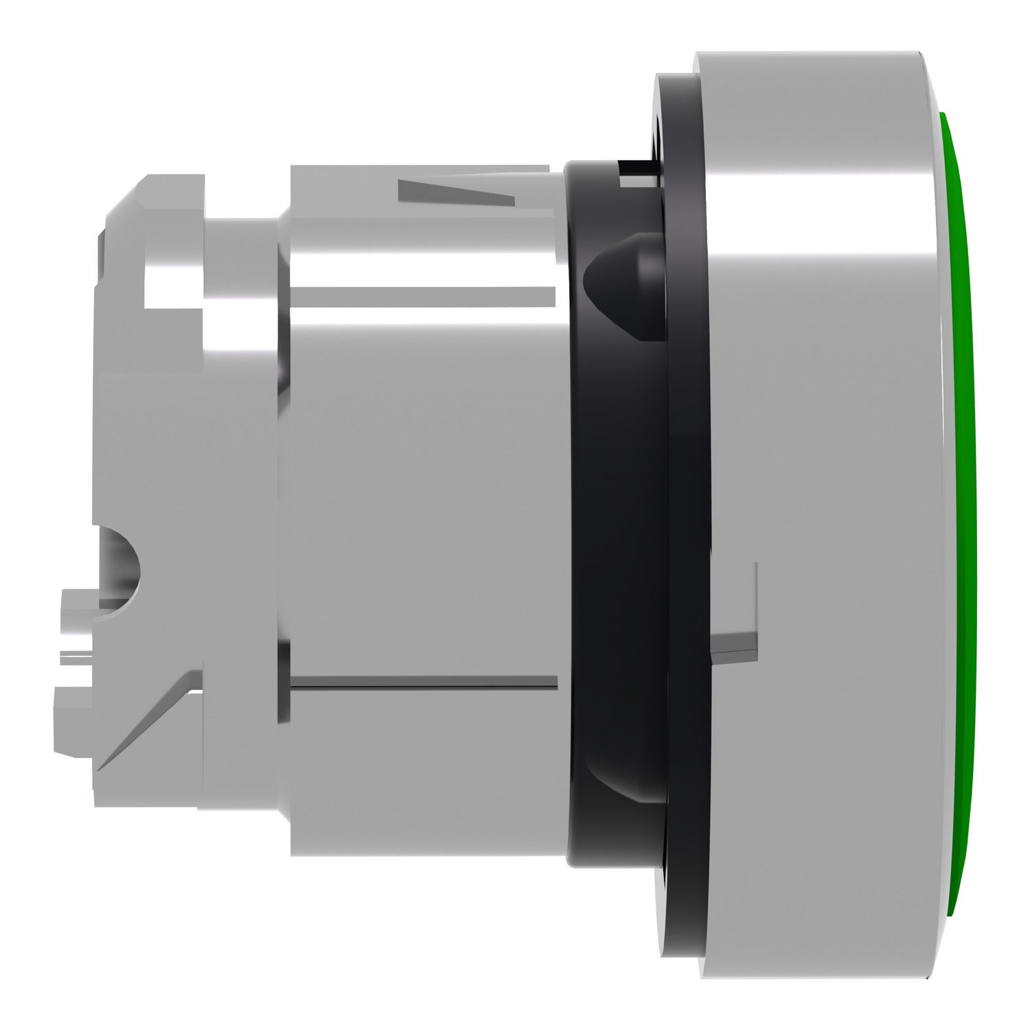 Push button head, metal, flush, green, Ø22, spring return, marked START – Image 6 of 9