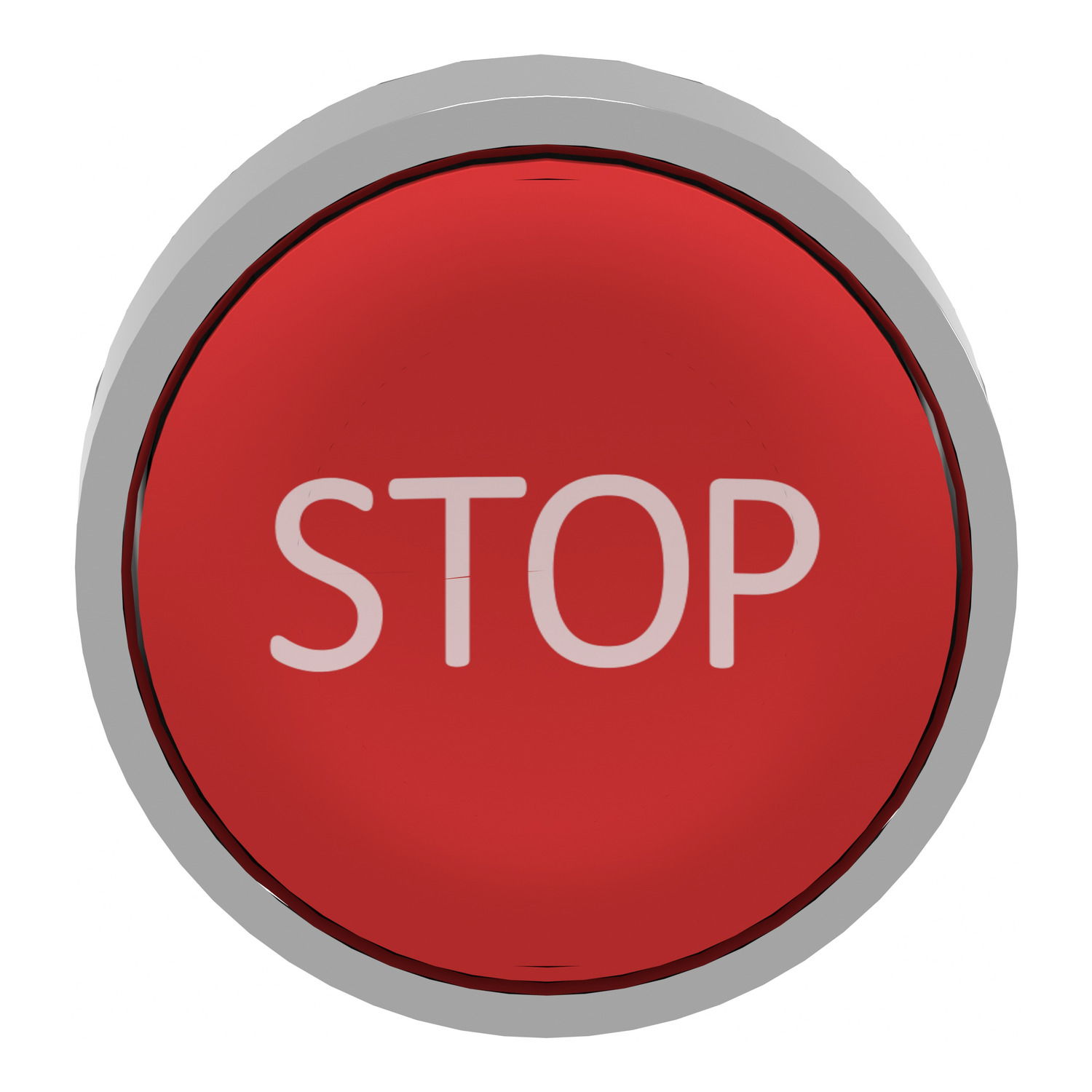 Red flush pushbutton head Ø22 spring return "STOP" – Image 4 of 9