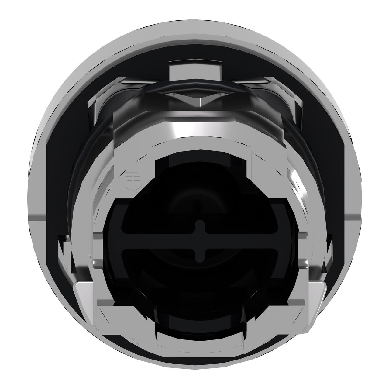 Red flush pushbutton head Ø22 spring return "STOP" – Image 2 of 9