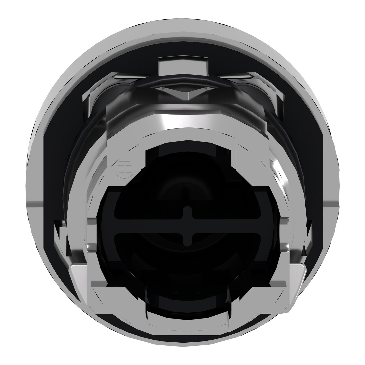 Red flush pushbutton head Ø22 spring return "STOP" – Image 2 of 9